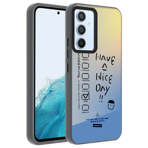 Zore Galaxy ile uyumlu A14 Kılıf Desenli Dragon Sert Kapak - 3