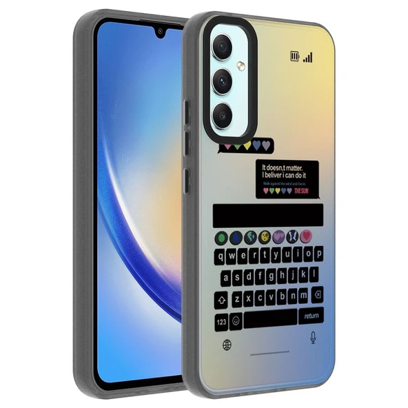 Zore Galaxy ile uyumlu A24 Kılıf Desenli Dragon Sert Kapak - 6