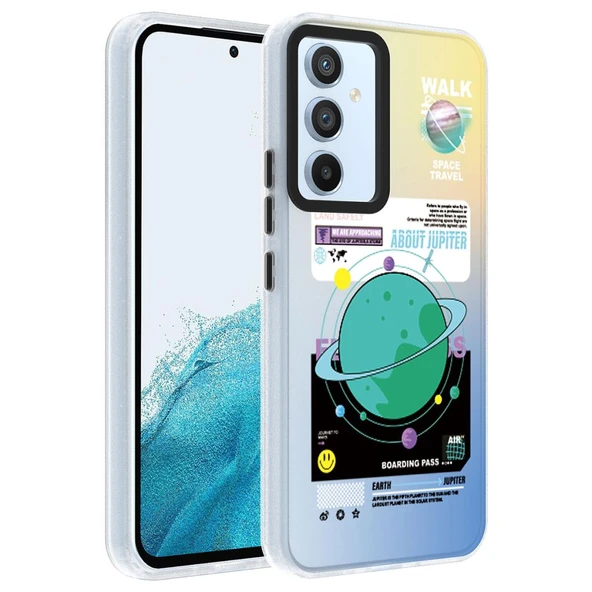 Zore Galaxy ile uyumlu A14 Kılıf Desenli Dragon Sert Kapak - 5