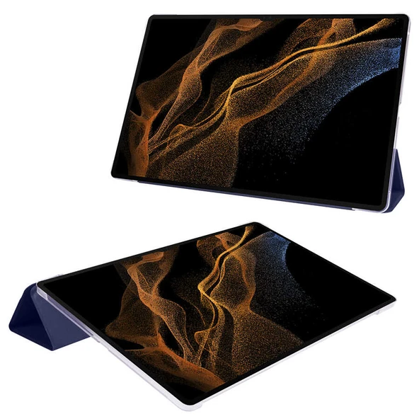 Zore Galaxy ile uyumlu Tab S9 Plus Smart Cover Standlı 1-1 Kılıf - Resim 4