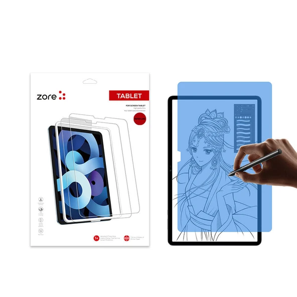 Zore Huawei ile uyumlu Honor Pad X9 11.5' Kağıt Hisli Mat ​​​​​​​​​​​​​​​Paper-Like Ekran Koruyucu ürün görseli 1