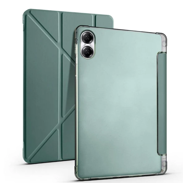 Zore Huawei ile uyumlu Honor Pad X8 Pro 11.5' Kılıf Tri Folding Kalem Bölmeli Standlı Kılıf - 1