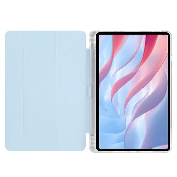 Zore Huawei ile uyumlu Honor Pad X9 11.5' Kılıf Tri Folding Kalem Bölmeli Standlı Kılıf - Resim 2