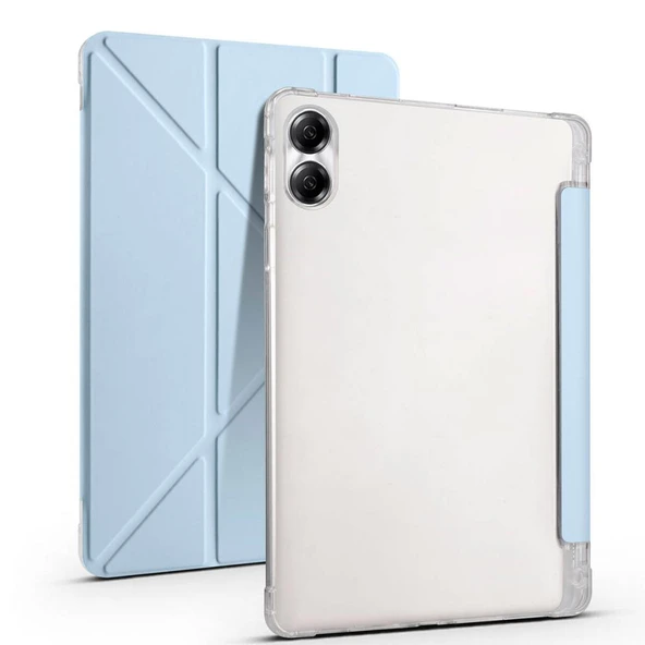 Zore Huawei ile uyumlu Honor Pad X9 11.5' Kılıf Tri Folding Kalem Bölmeli Standlı Kılıf ürün görseli 1