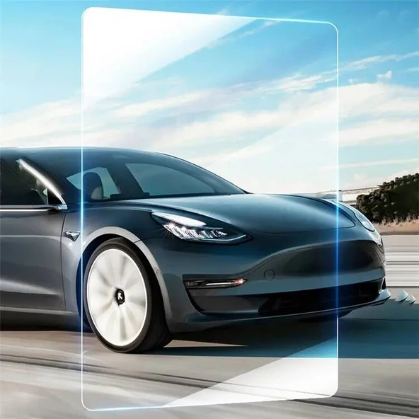 Zore Tesla Model Y Araç Multimedya Temperli Cam Ekran Koruyucu - 2