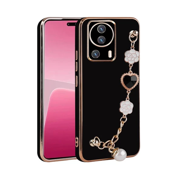 Zore Xiaomi ile uyumlu Mi 13 Lite Kılıf El Tutamaçlı Kamera Korumalı Taka Silikon Kapak - 6