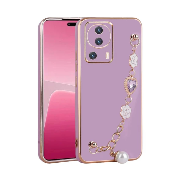 Zore Xiaomi ile uyumlu Mi 13 Lite Kılıf El Tutamaçlı Kamera Korumalı Taka Silikon Kapak - 4