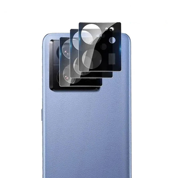 Zore Xiaomi ile uyumlu Mi 13T Pro 3D Kamera Camı - 2