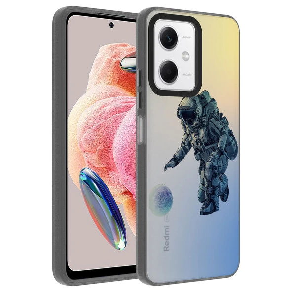 Xiaomi Redmi Note 12 4G Kılıf Desenli  Dragon Sert Kapak