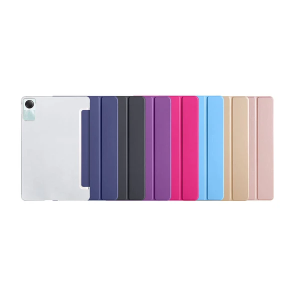Zore Xiaomi ile uyumlu Redmi Pad SE 11" Smart Cover Standlı 1-1 Kılıf - 3