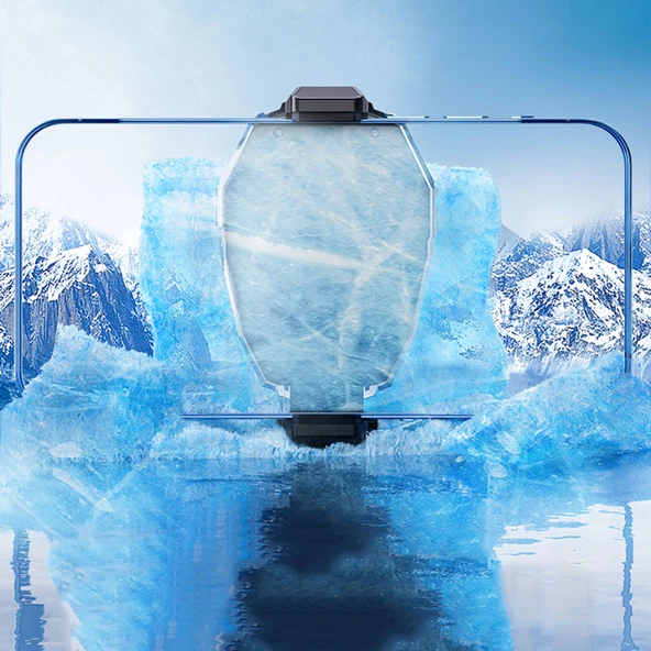 Zore N15 Gümüş Kaplama 2 Kademeli TEC Soğutma Sistemli Telefon Soğutucu Fan - 4