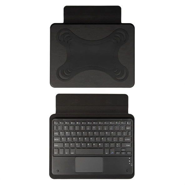 Border Keyboard 8" inç Universal Bluetooh Bağlantılı Standlı Klavyeli Tablet Kılıfı