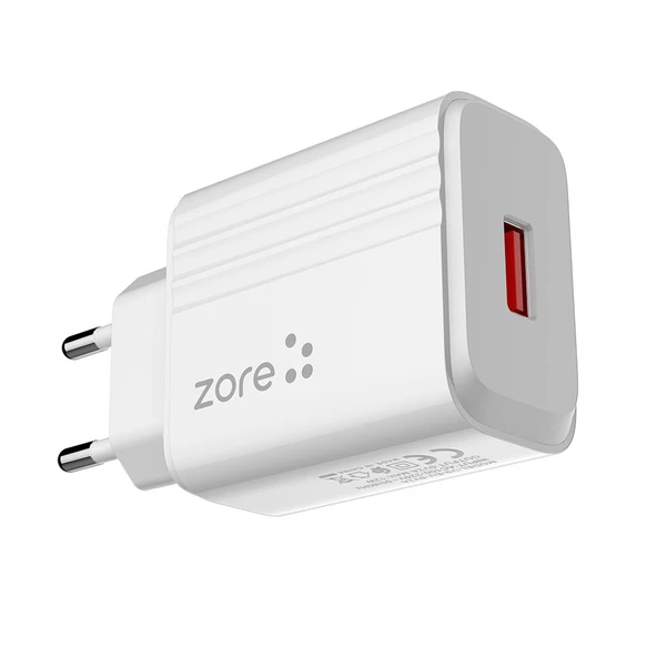 Zore Play Serisi PL1 Lightning 2in1 Seyahat Şarj Aleti 12W - 5