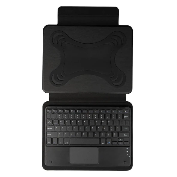 Zore Border Keyboard 8" inç Universal Bluetooh Bağlantılı Standlı Klavyeli Tablet Kılıfı - Resim 3