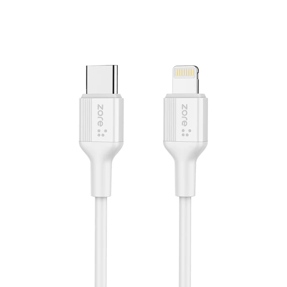 Zore Play Serisi PL2 Type-C to Lightning 2in1 PD Seyahat Şarj Aleti 20W - 6