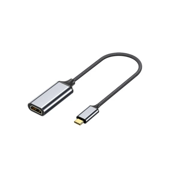 QG05 8K 60 Hz Görüntü Kalitesi Type-C to HDMI Dönüştürücü 15cm