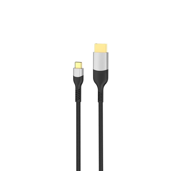 Zore QG08 8K 60 Hz Görüntü Kalitesi Type-C to Display Port Kablo 1.8m - 1