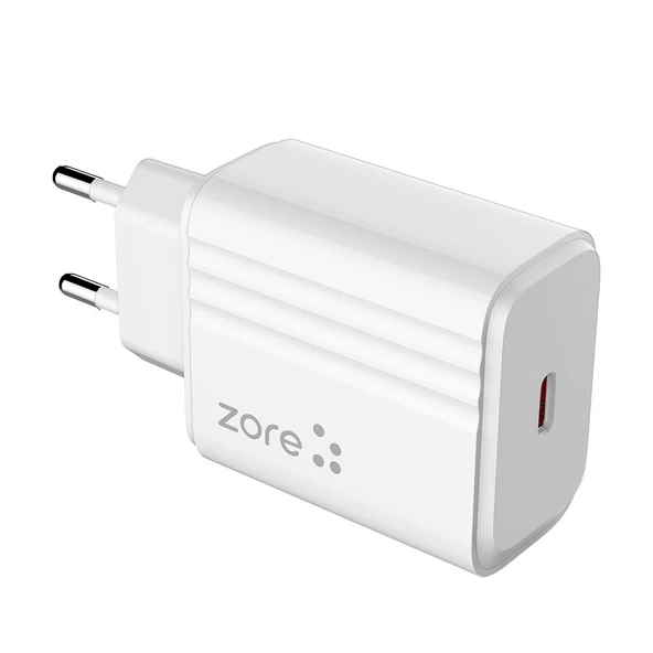 Zore Play Serisi PL2 Type-C to Lightning 2in1 PD Seyahat Şarj Aleti 20W - 4
