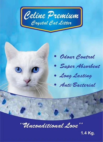 Celine Premium Kristal Kedi Kumu 1,4 Kg. x 10 Adet - 2