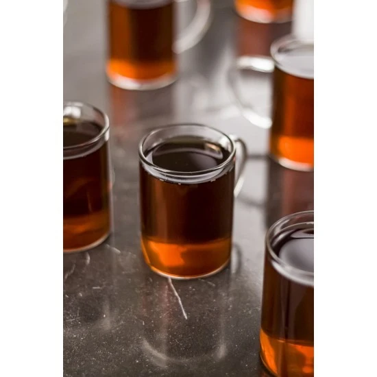 6LI Borosilikat Isıya Dayanıklı Termısıl Cam Kupa Bardak (6 X 200 ml) - 2