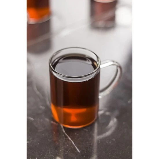 6LI Borosilikat Isıya Dayanıklı Termısıl Cam Kupa Bardak (6 X 200 ml) - 3