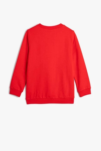 Koton Erkek Bebek Thor Sweatshirt Lisanslı Uzun Kollu Bisiklet Yaka Pamuklu Şardonlu - 2