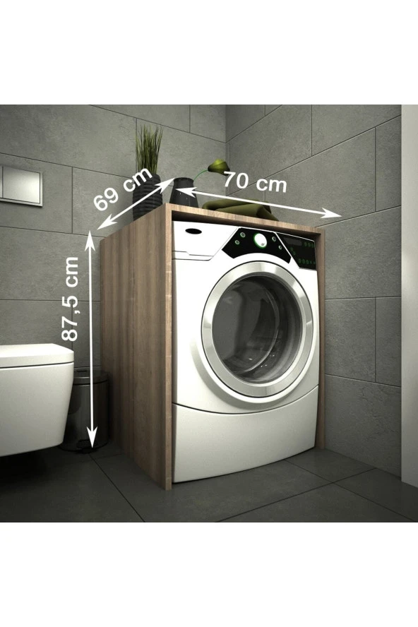 Erahome Çamaşır Makinesi Alt Dolap Kapaksız Sonomo