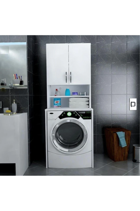 Ünüvar Konsept Banyo Dolabı Çamaşır Makinesi Dolabık2