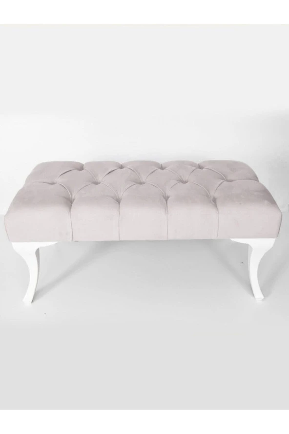 Ünüvar Konsept Gema Hünkar Puf Bench Krem 90 Cm. 1. Sınıf Silinebilir Antibakteriyel Kumaşk2