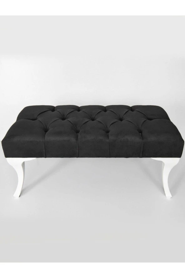 Ünüvar Konsept Gema Hünkar Puf Bench Siyah 90 Cm. 1. Sınıf Silinebilir Antibakteriyel Kumaşk2
