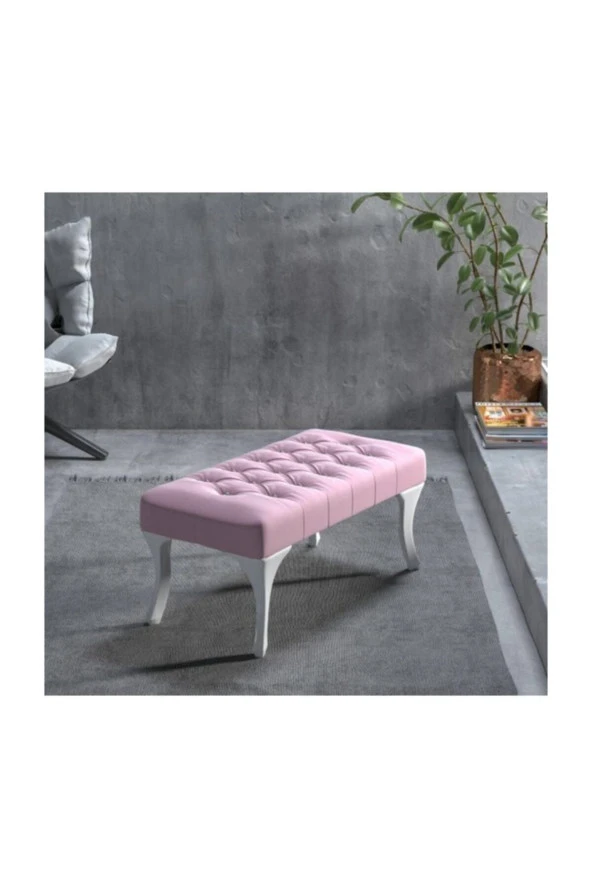 İndirim Çadırı Vinda Kapitoneli Kapıönü Ayak Ucu Bench Puf 75 Cm