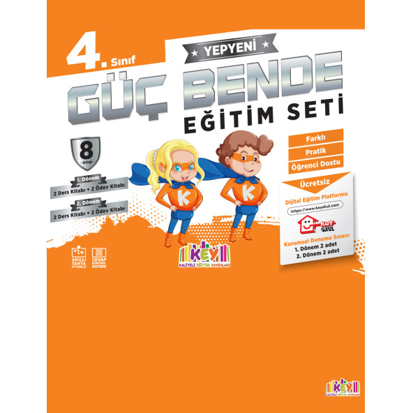 KEY YAYINLARI .. 4. Sınıf Güç Bende Eğitim Seti