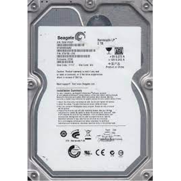 Seagate ST32000542AS 2TB 3.5'' 7200RPM HDD MASAÜSTÜ VE KAYIT CİHAZI İÇİN