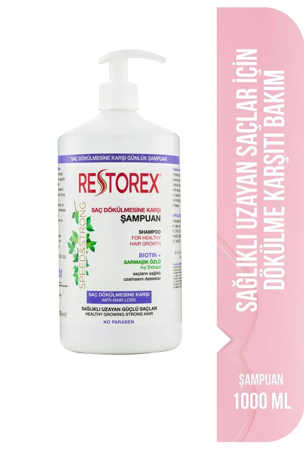Restorex Saç Dökülmesine Karşı Şampuan 1000 Ml