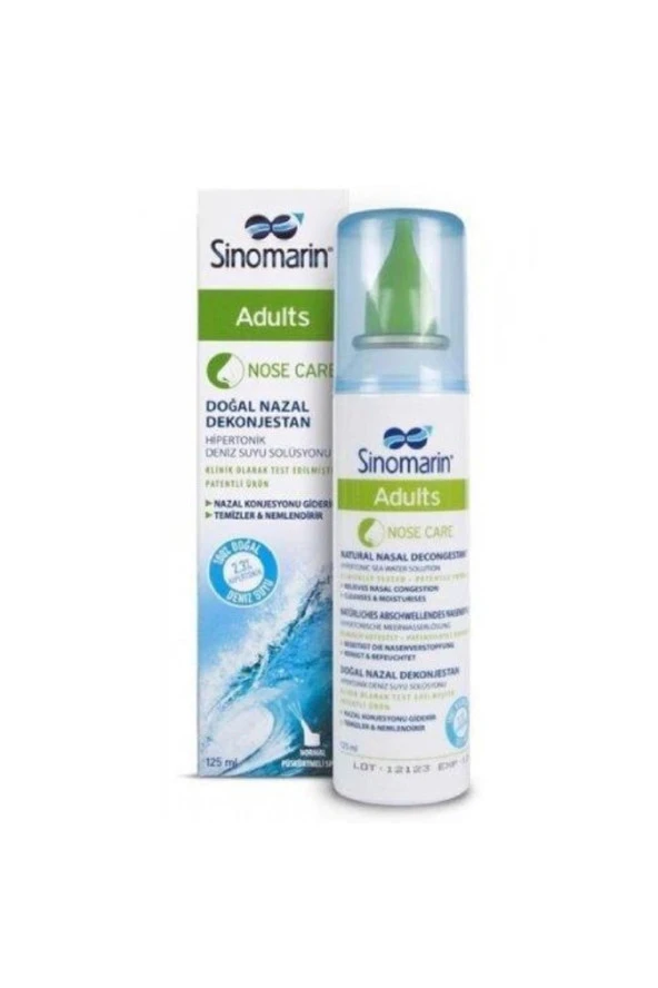 Sinomarin Adults Yetişkinler İçin Deniz Suyu 125 ml ürün görseli