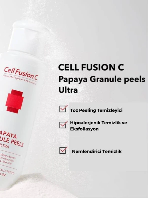Cell Fusion C Papaya Granül Enzim Peelıng Toz Temizleyici 50 GR - 3