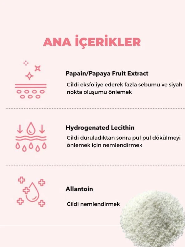 Cell Fusion C Papaya Granül Enzim Peelıng Toz Temizleyici 50 GR - 5