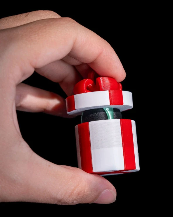 Hediye Paketi Uzaylı Hareketli Anahtarlık-Yılbaşı Hediyesi Anahtarlık-Hareketli - 3