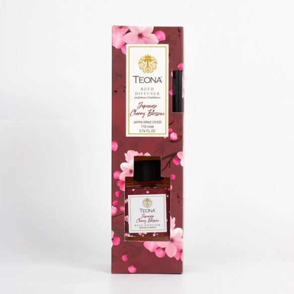 Teona Japon Kiraz Çiçeği Bambu Çubuklu Oda Kokusu 110 ml - 2