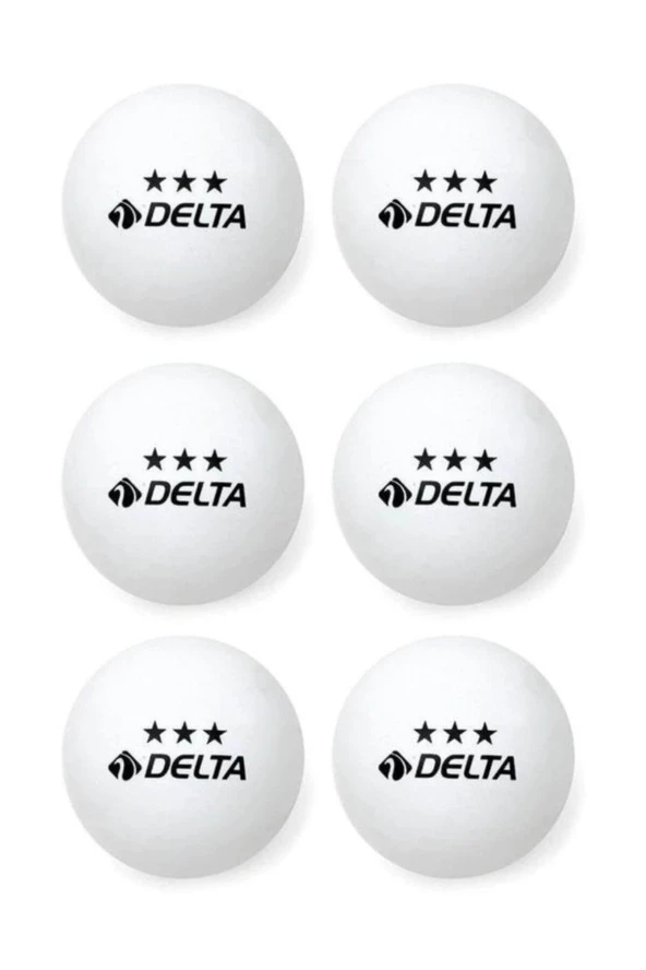 6 Adet Beyaz Masa Tenisi Topu ( Pinpon Topu )