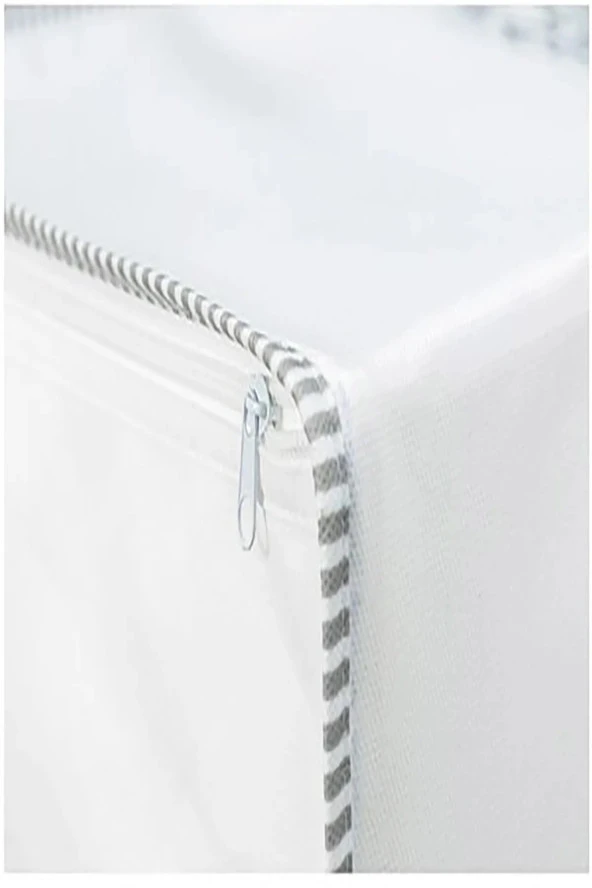 Buti Yatak Altı Baza Hurcu Fermuarlı Düzenleyici İpli Yastık Hurcu Baza Hurcu 65*45*25cm - 104195 - Resim 3