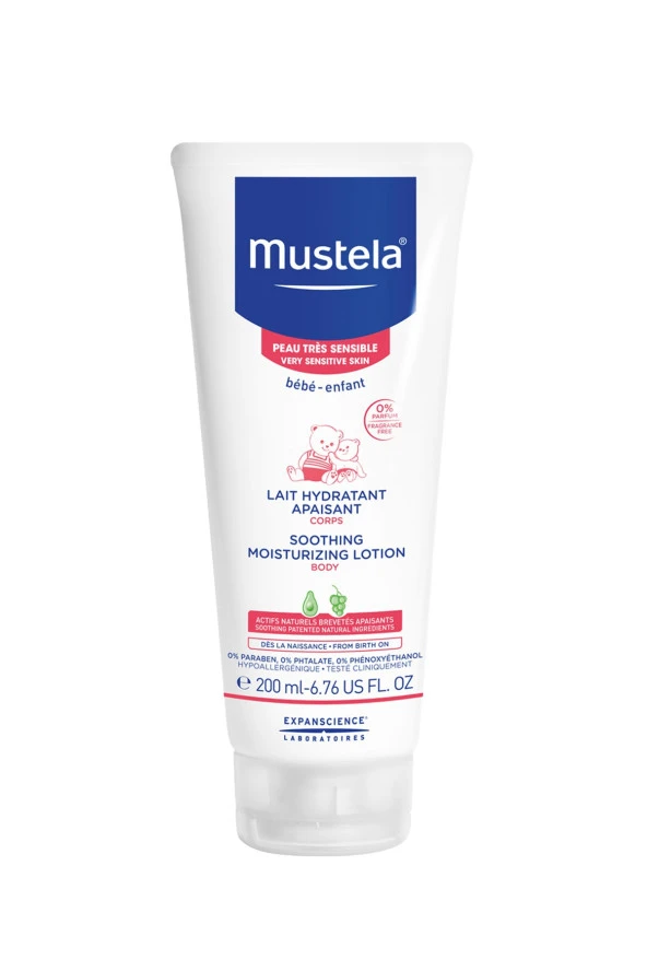Mustela Soothing Moisturizing Lotion 200 ml - Çok Hassas Cilt Vücut Losyonu