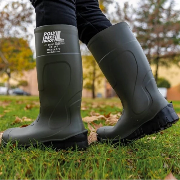 No: 38 Çelik Burunlu Poliüretan Çizme PolyDeks - 4