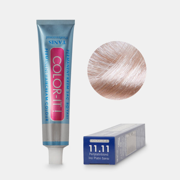 Kalıcı Saç Boyası COLOR-IT 11.11 İnci Platin Sarı ürün görseli 1