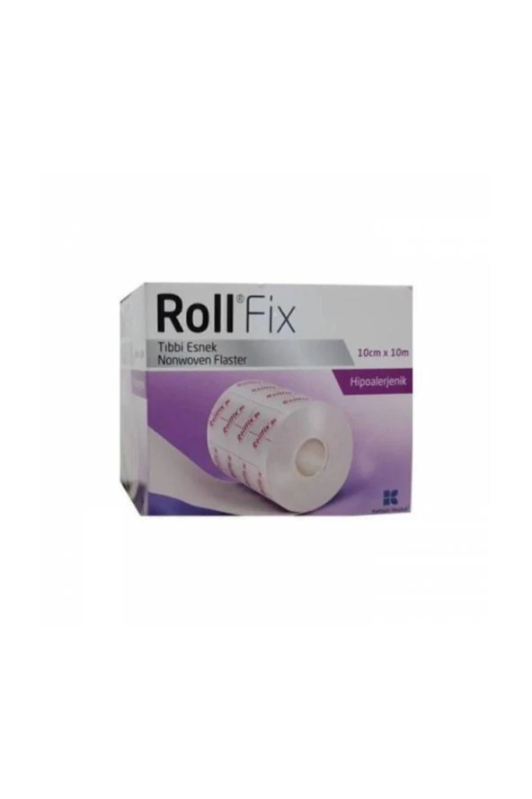 Roll Fix Tıbbi Esnek Nonwoven Flaster 10cm x 10m ürün görseli