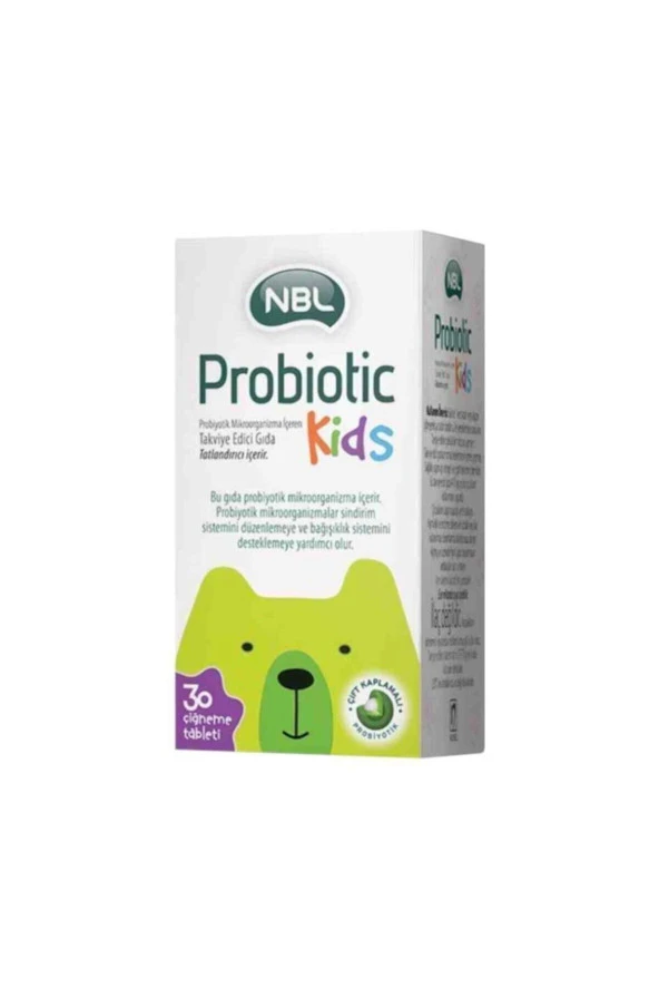 Nbl Probiotic Kids 30 Çiğneme Tableti
