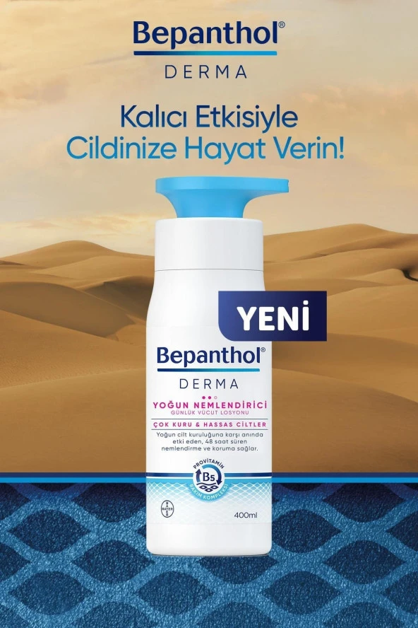 Bepanthol Derma Yoğun Nemlendirici Günlük Vücut Losyonu 400 ml - 5