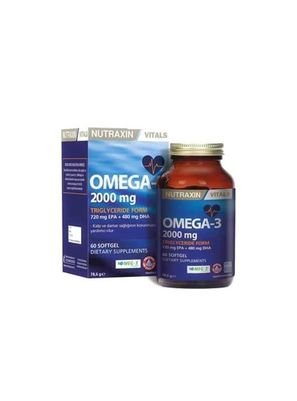 Nutraxin Omega-3 2000 mg 60 Kapsül