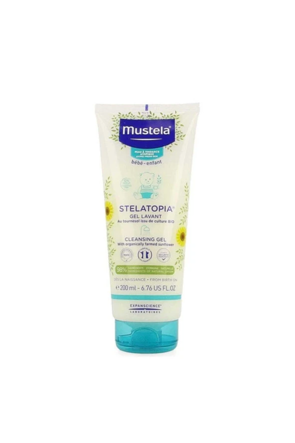 Mustela Stelatopia Cleansing Gel 200 ml