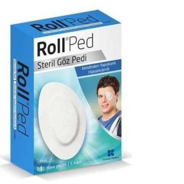 Roll Ped Steril 5'li Göz Pedi